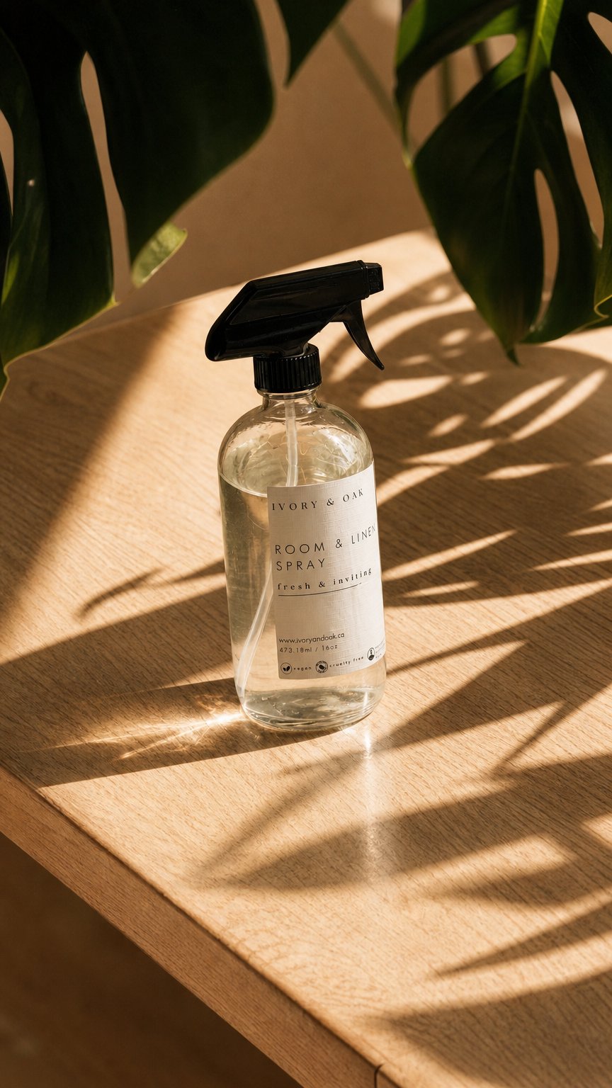 AI product shot of Watermelon Sugar Room & Linen Spray