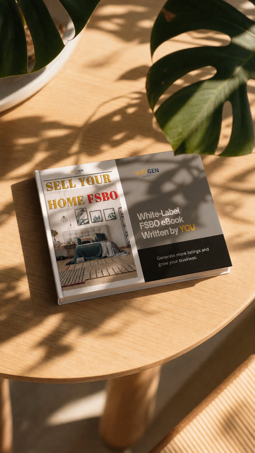 AI product shot of White Label FSBO eBook (The FSBO Handbook for Homeowners)