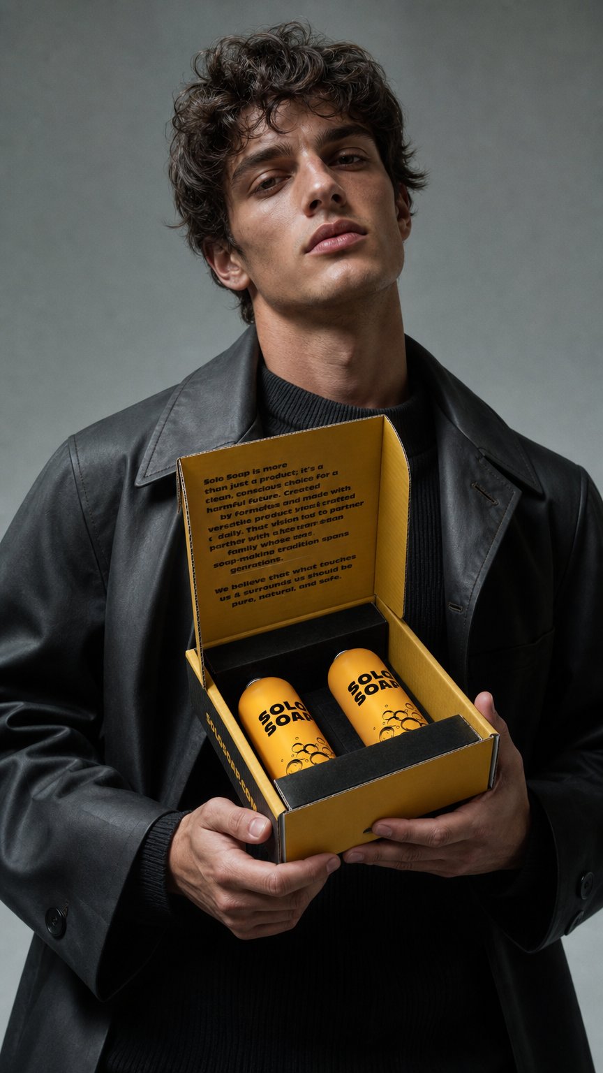 AI product shot of SoloSoap Box Set