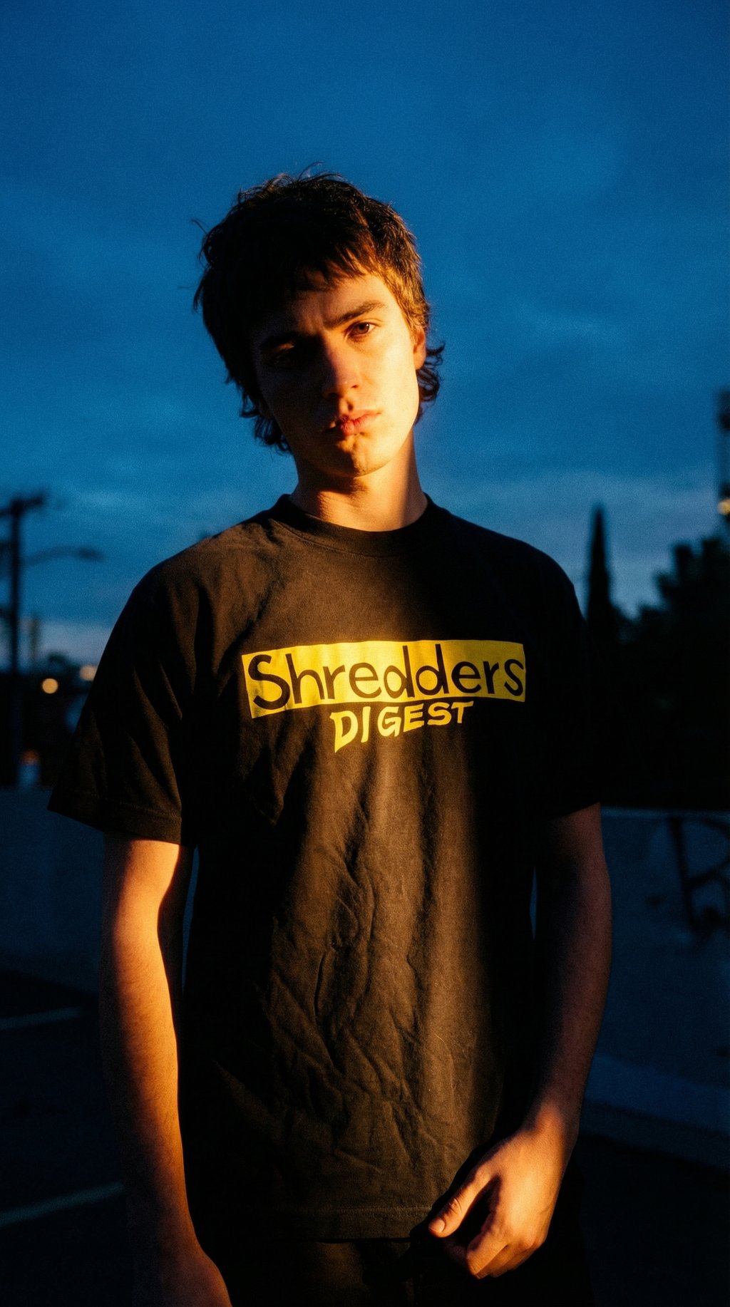 AI product shot of Shredders Logo Tee