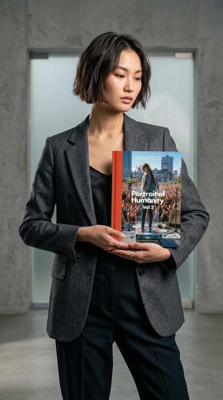 AI product shot of Portrait of Humanity – Vol. 2