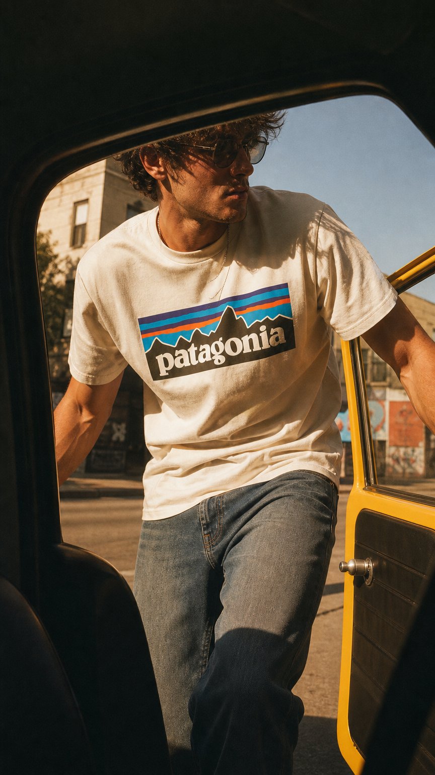 AI product shot of Patagonia M´S P-6 Logo T-Shirt