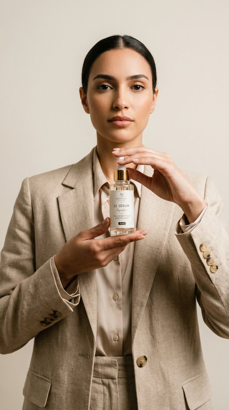 AI product shot of Le Sérum Signature