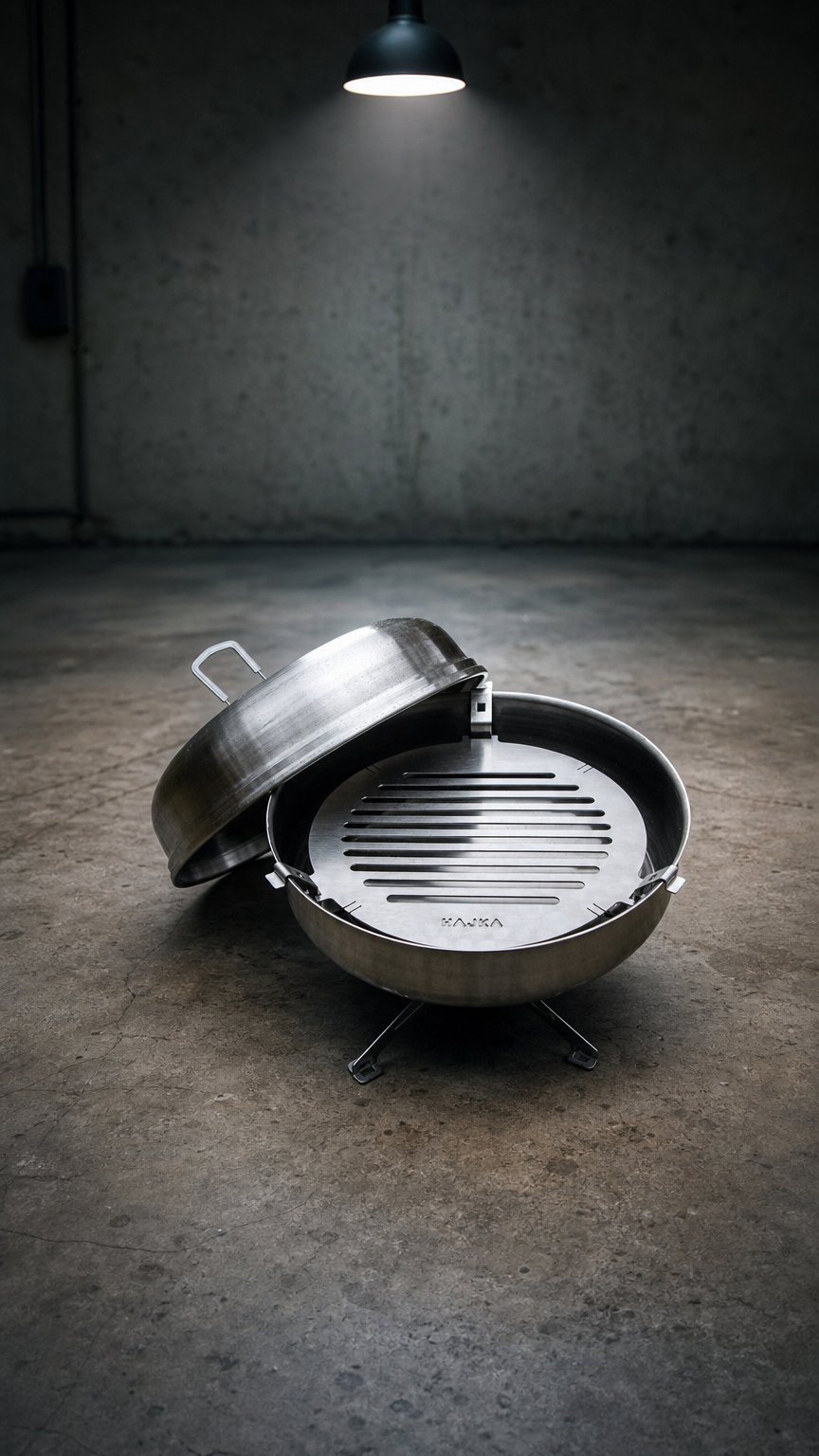 AI product shot of HAJKA Stove Top Oven - w. baking plate for pizza