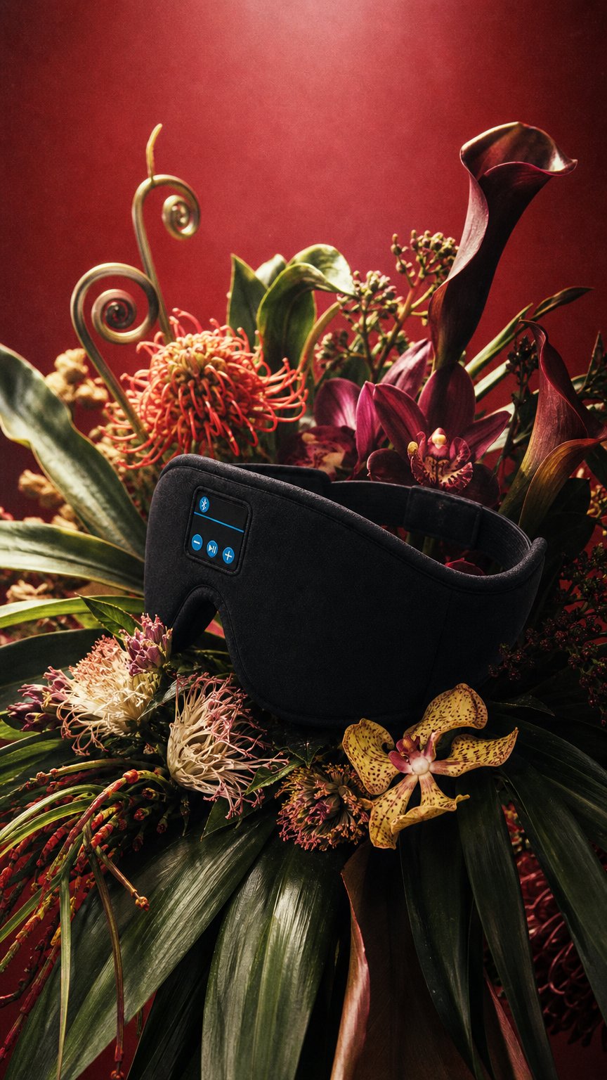AI product shot of Honorium  Wireless SleepingMask