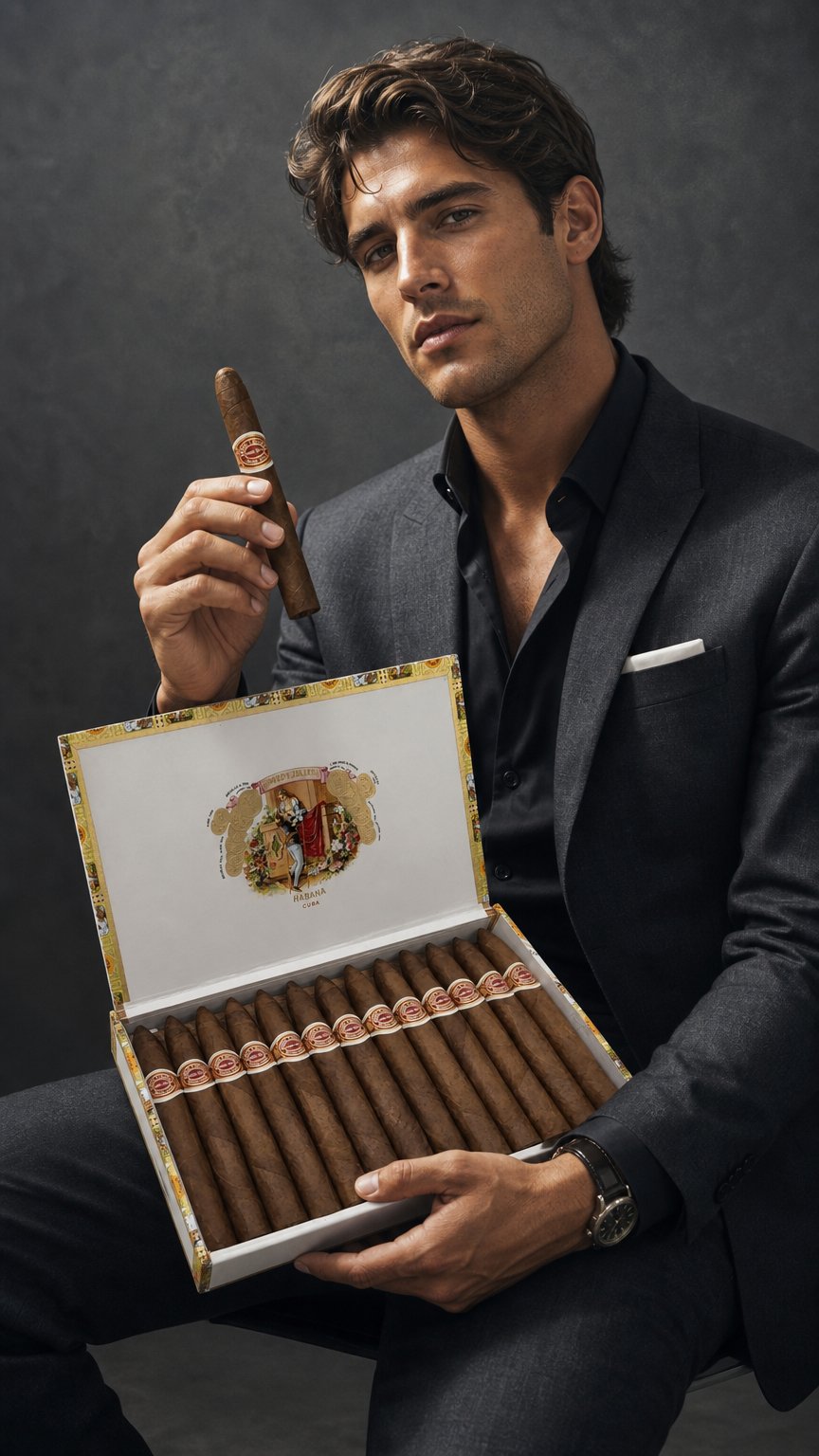 AI product shot of Belicosos | Box 25 | Romeo Y Julieta Cigars