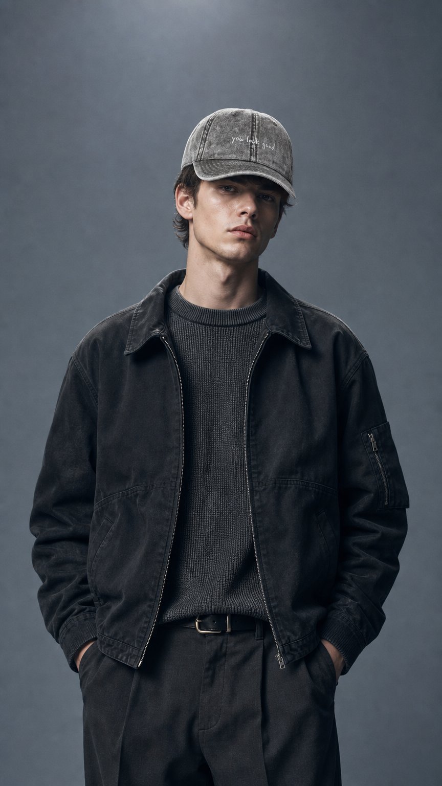AI product shot of You Look Good Vintage Cotton Twill Cap