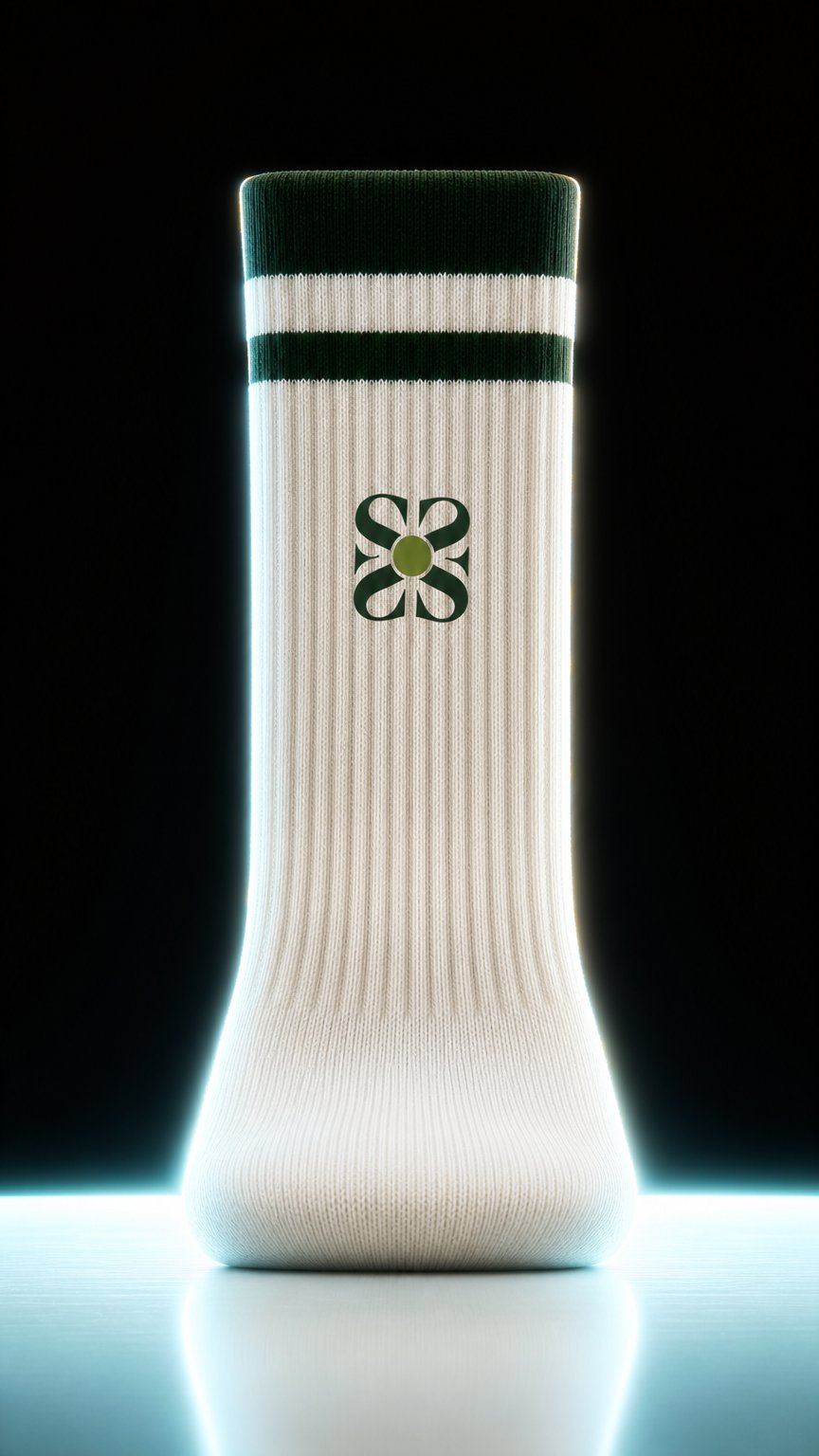 AI product shot of The Set Sock