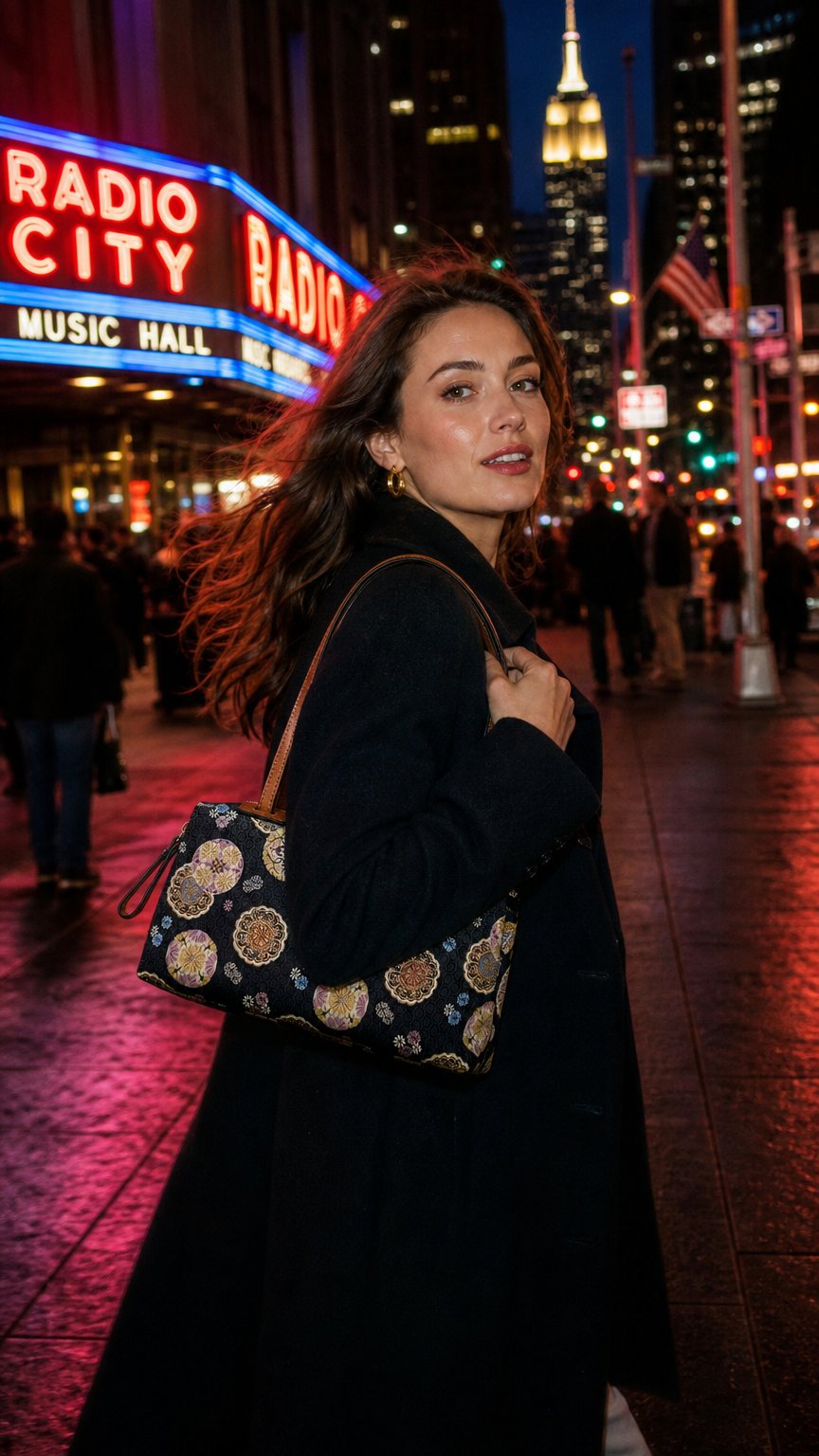 AI product shot of [New] NISHIJIN | Nishijin Weave Luxury Boston Handbag