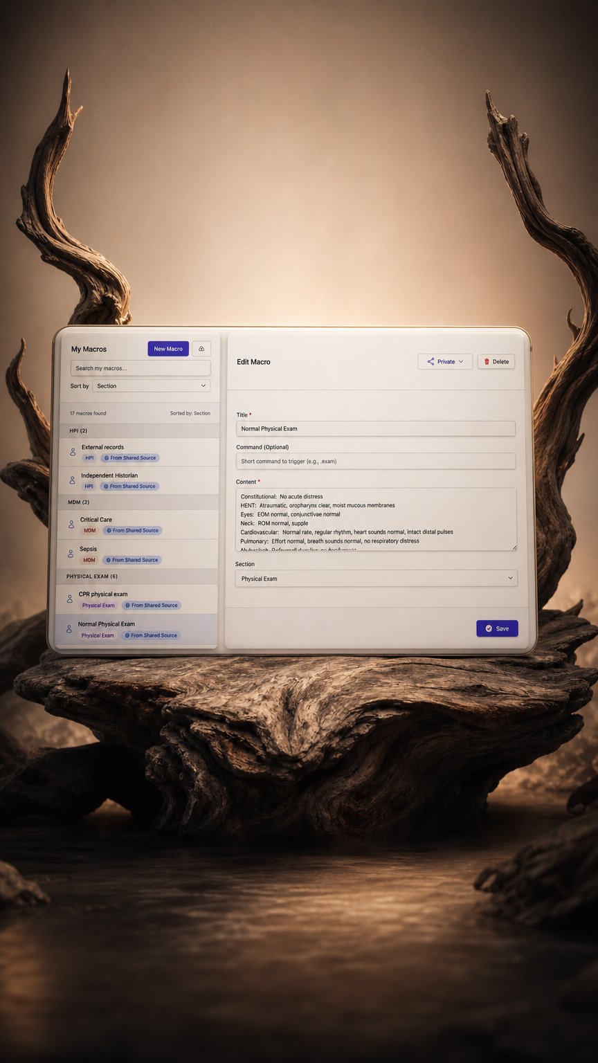 AI product shot of Ambient Listening