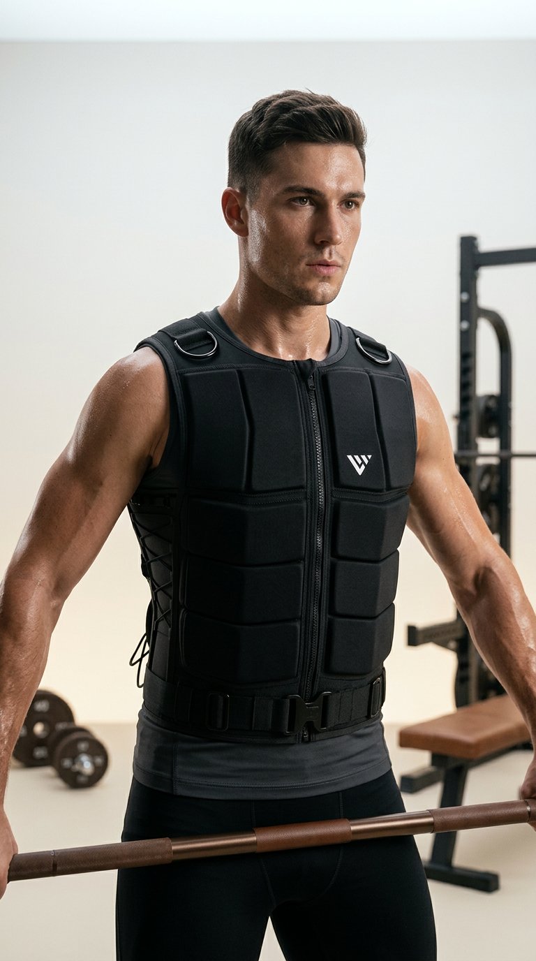 AI product shot of EVRVEST Weight Vest
