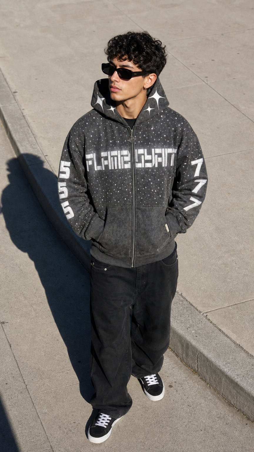 AI product shot of Divine Timing Hoodie