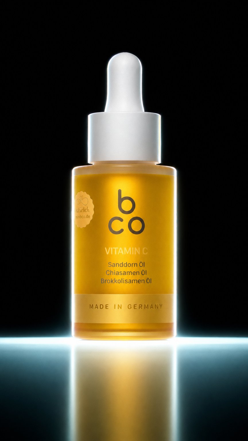 AI product shot of Vitamin C Öl