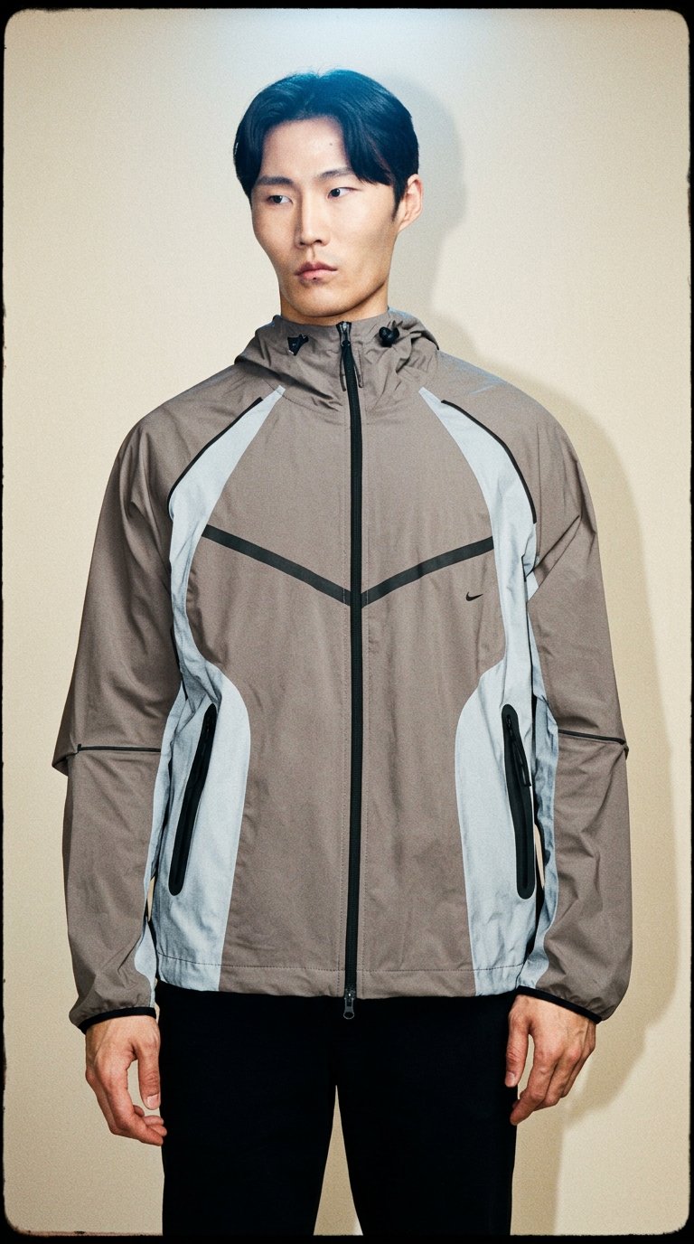 AI product shot of Nike Tech Woven Pro Full-Zip Jacket
