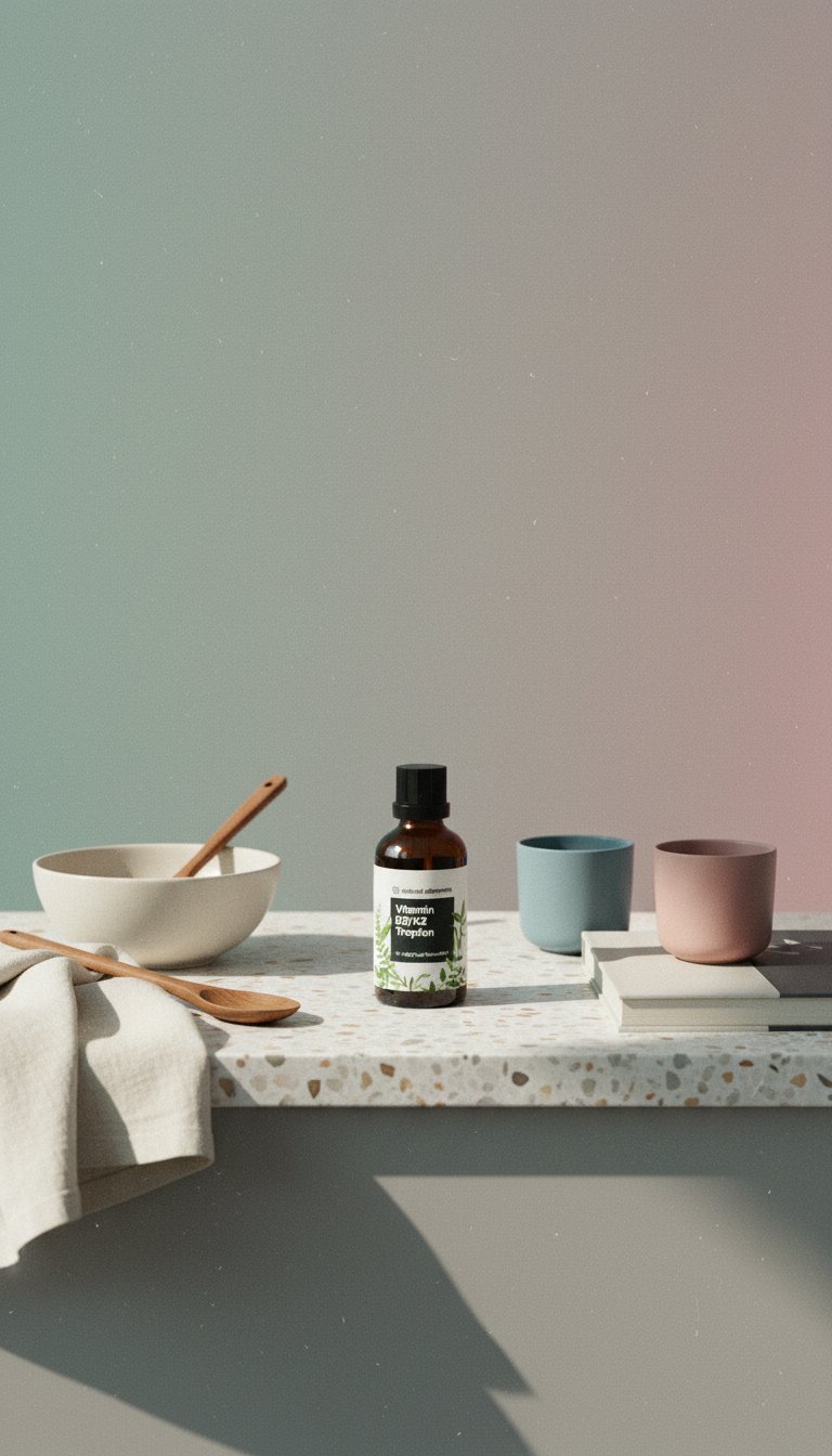 AI product shot of Vitamin D3/K2 Tropfen