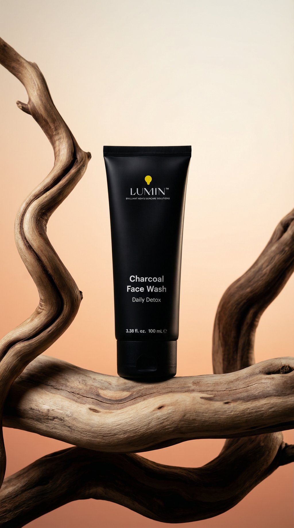 AI product shot of Charcoal Face Wash Daily Detox