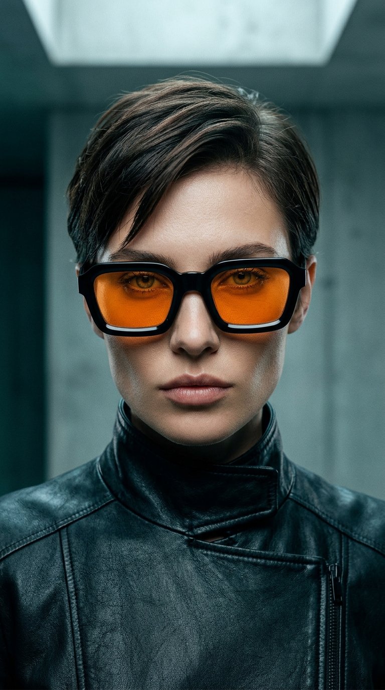 AI product shot of NAYAH Black Orange