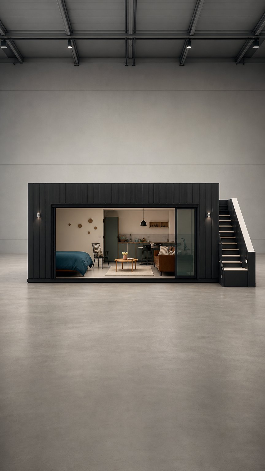 AI product shot of Subterranean Studio with Panoramic Views & Sauna