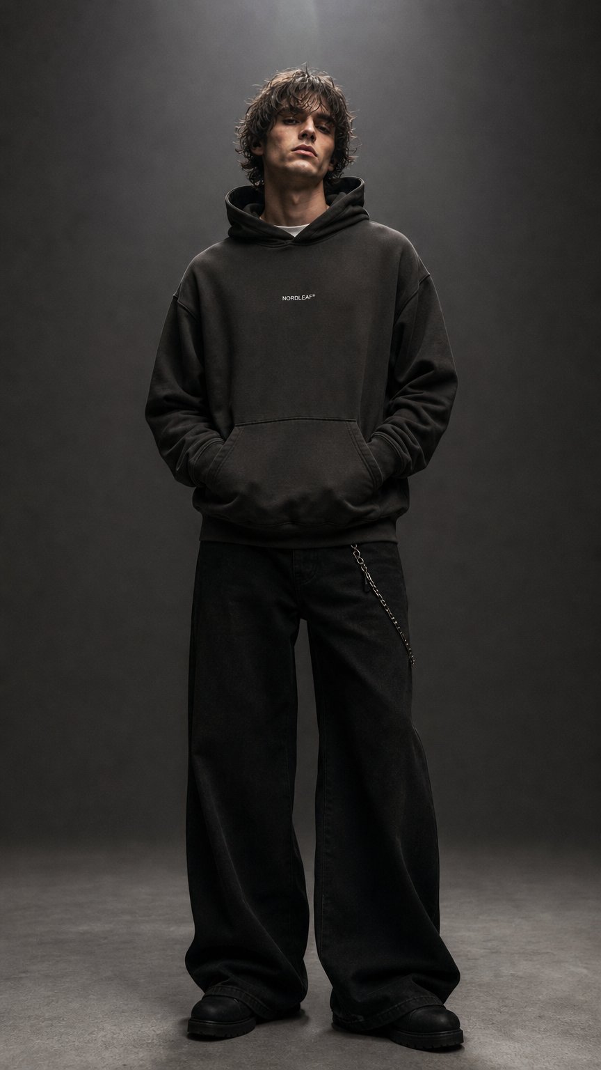 AI product shot of Nordleaf Hoodie