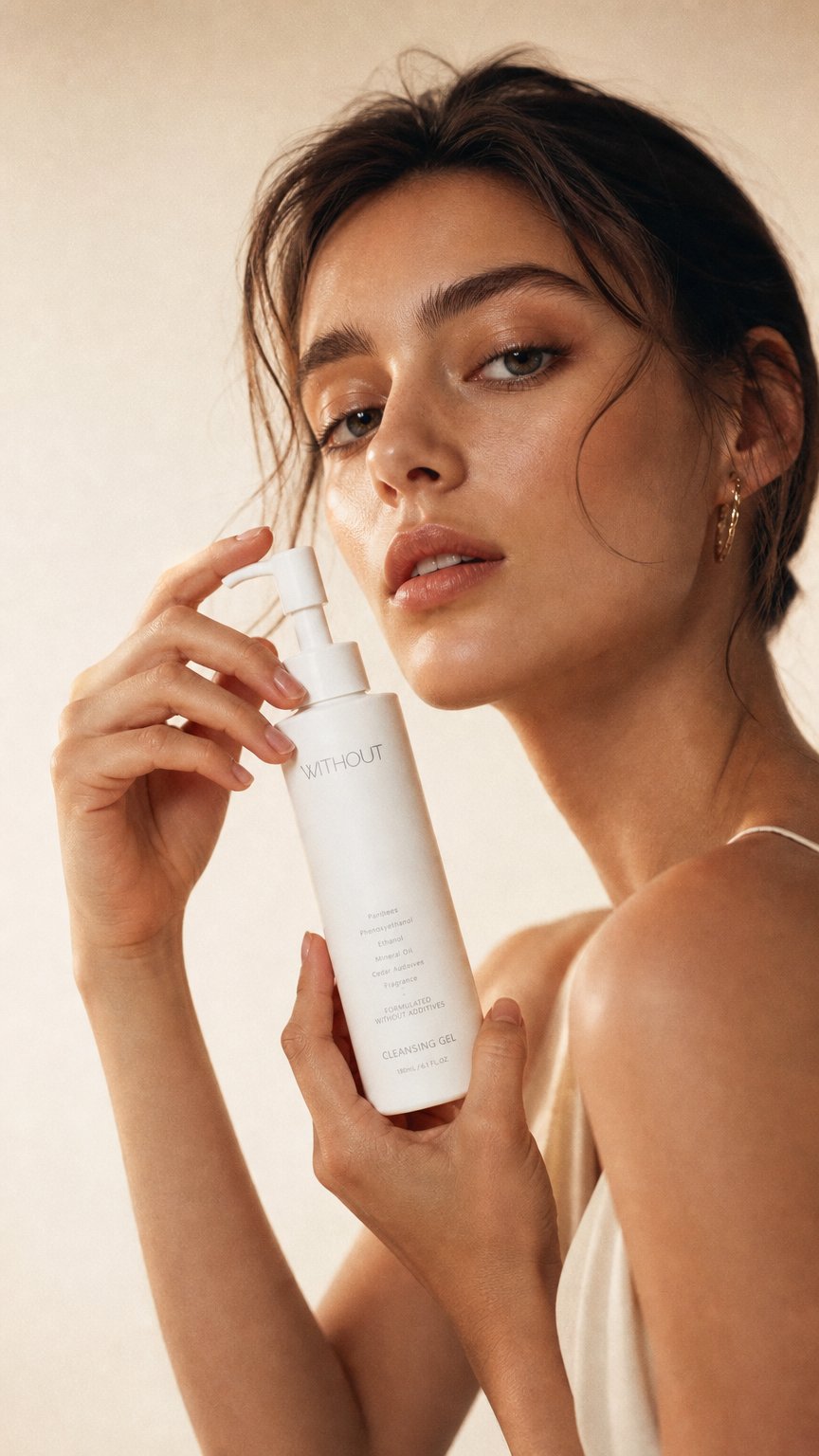 AI product shot of Cleansing gel ( Makeup Remover )
