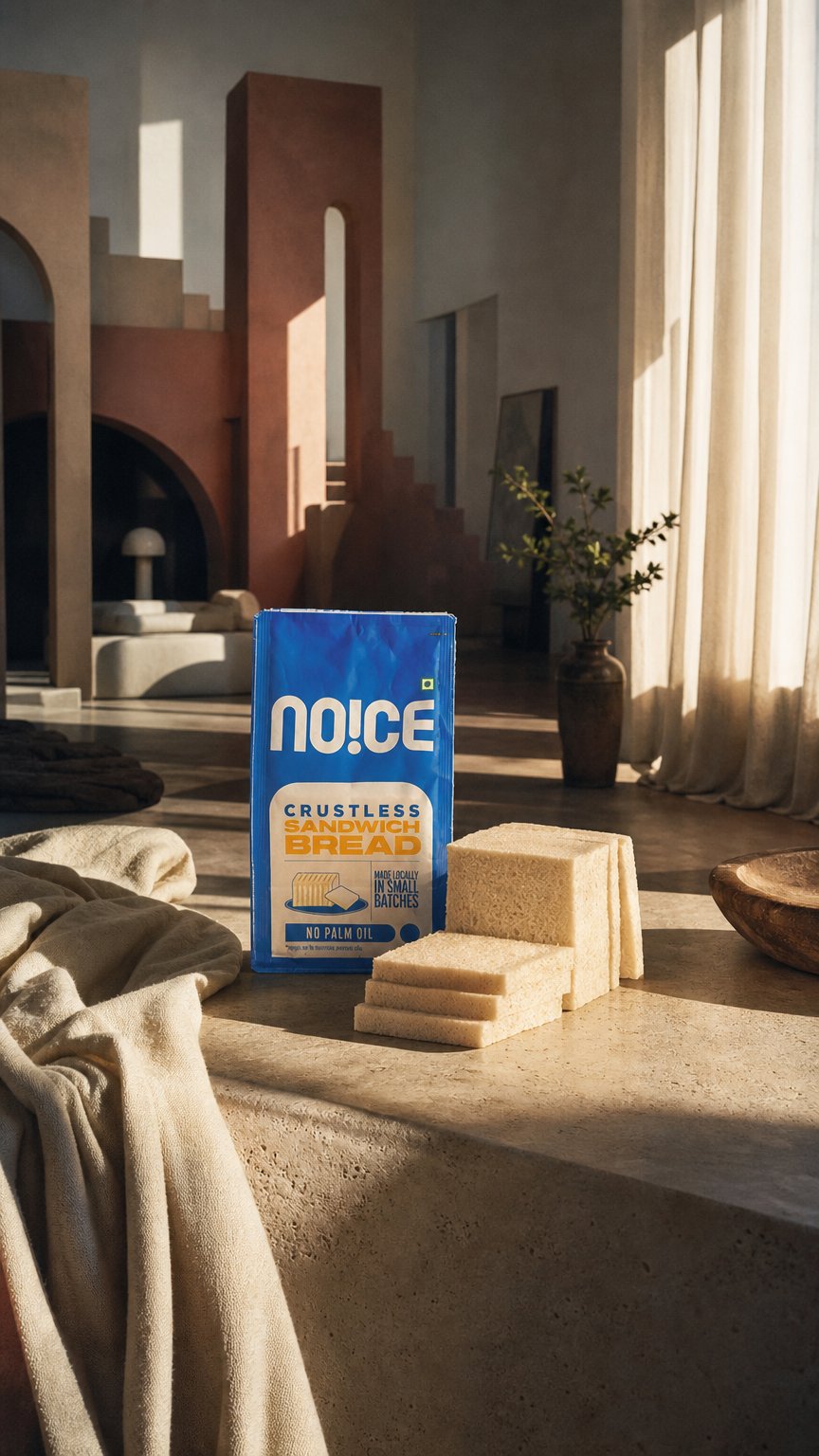 AI product shot of NO!CE Fresh. Authentic. Homestyle Goodness!