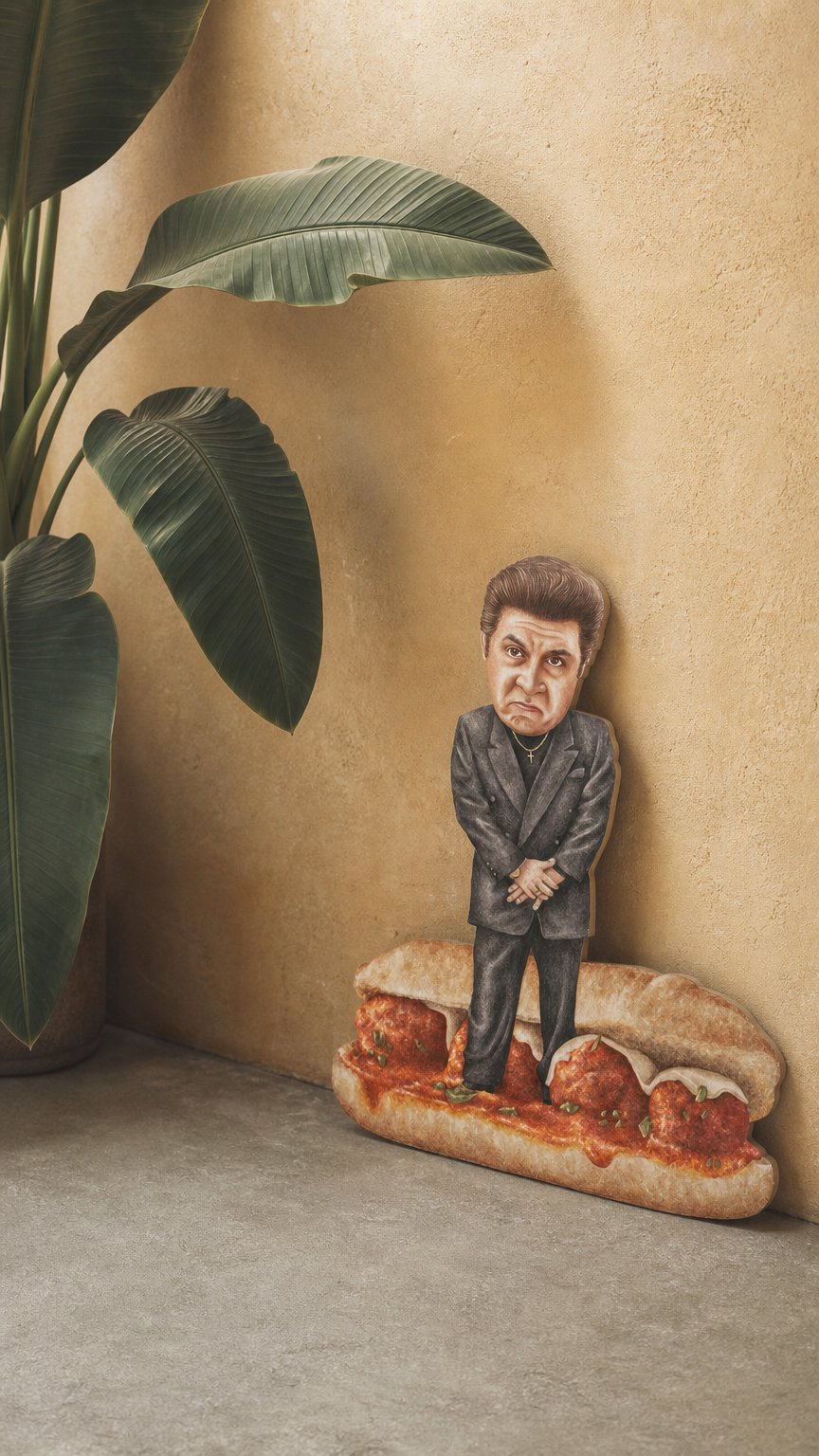 AI product shot of Silvio Dante
