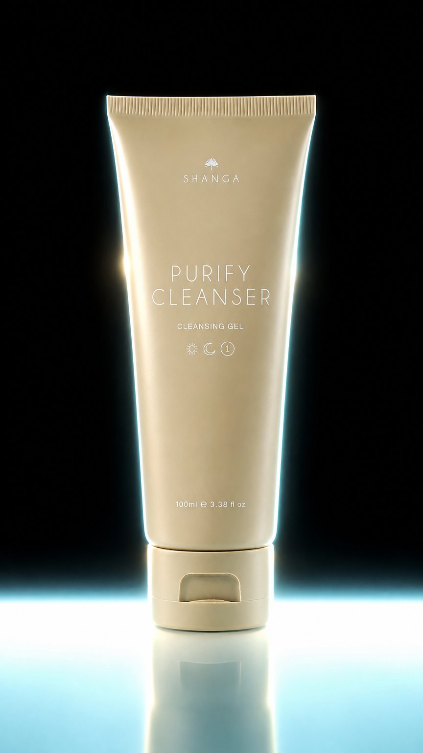 AI product shot of Purify Cleanser