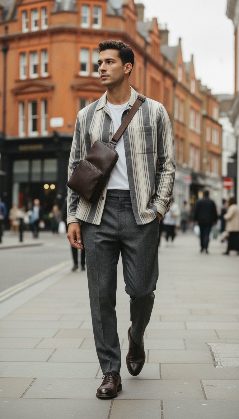 AI product shot of NOVARA Sling Bag braun