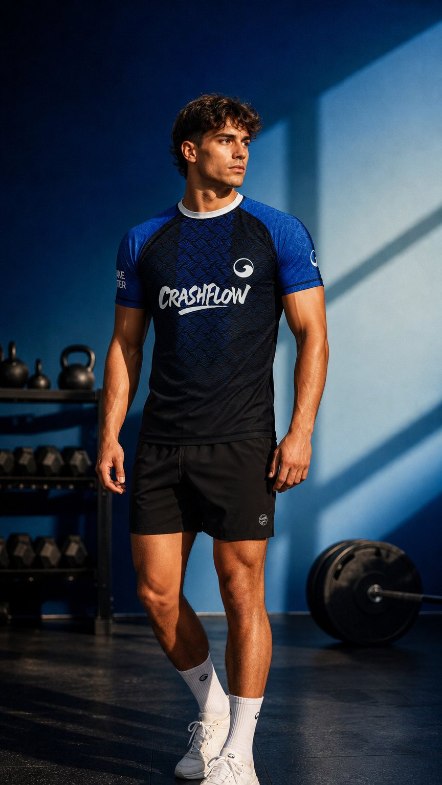 AI product shot of Flow Kit – Rashguard