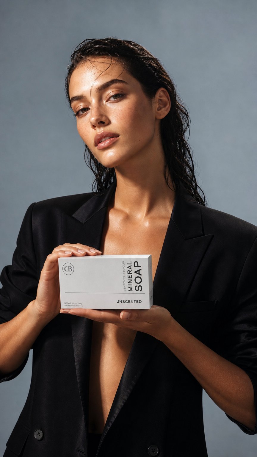 AI product shot of Mineral Bar Soap (5 ct)