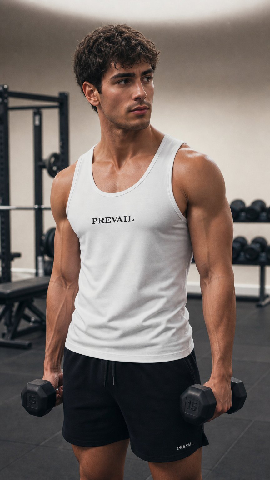 AI product shot of PREVAIL OFFICIAL TANK TOP
