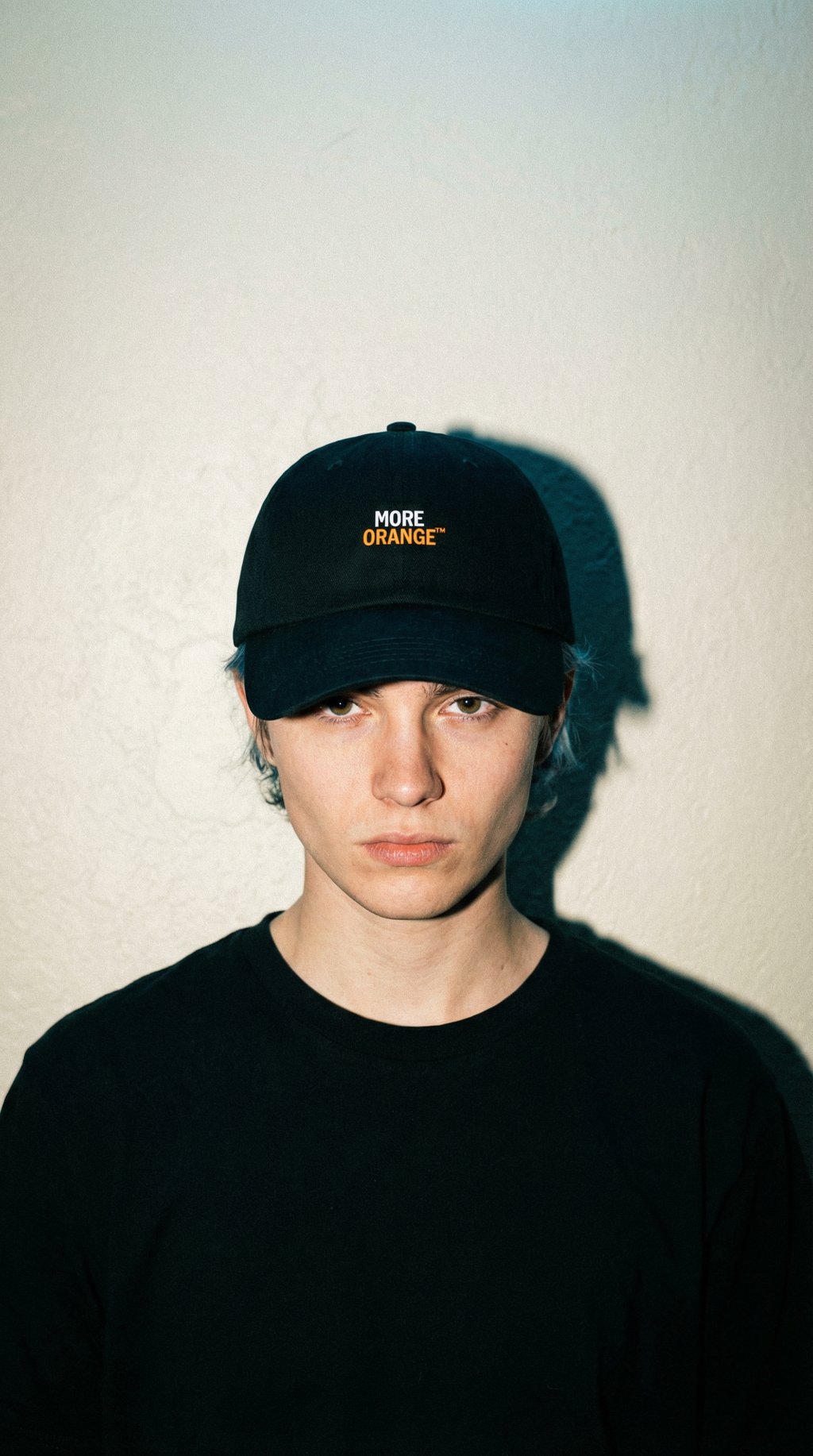 AI product shot of MORE ORANGE™ Essential Dad Hat