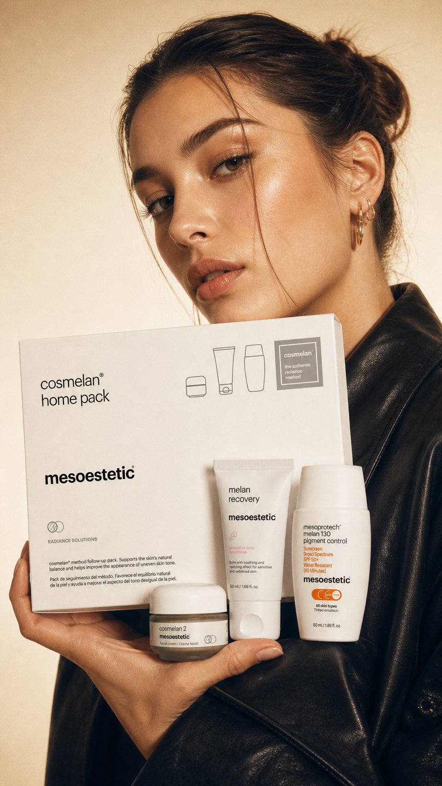 AI product shot of cosmelan® home pack