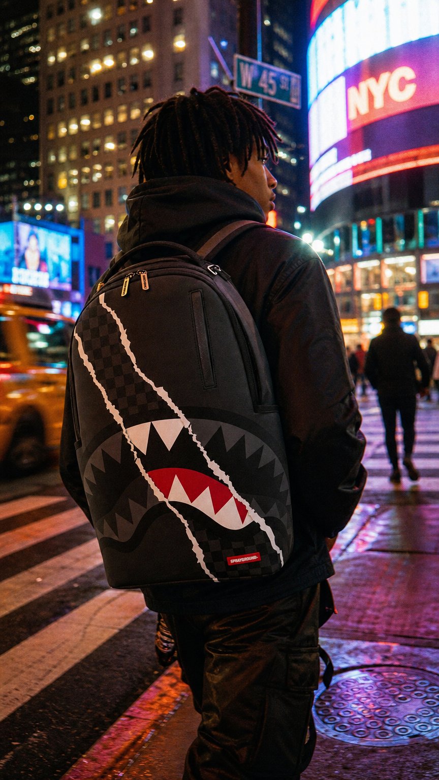 AI product shot of SPRAYGROUND