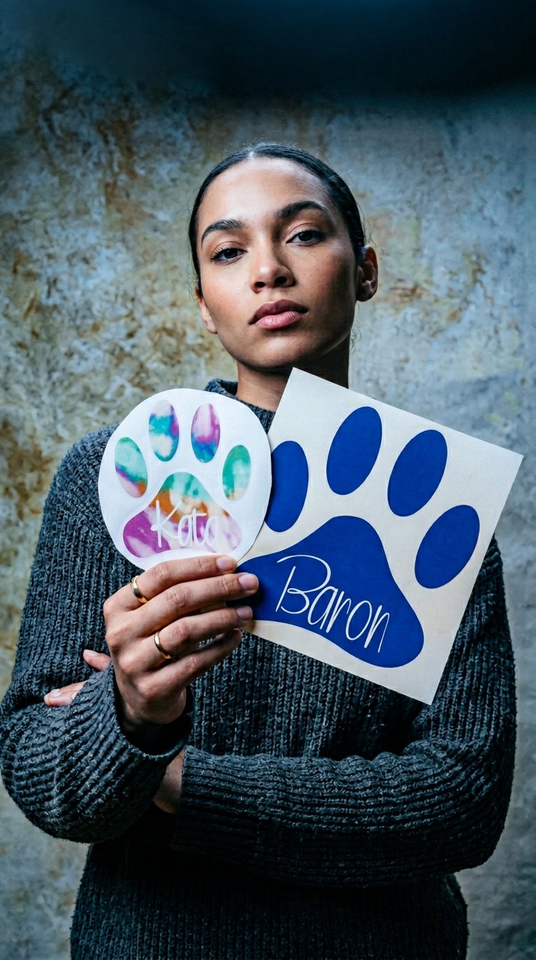 AI product shot of Paw Decal