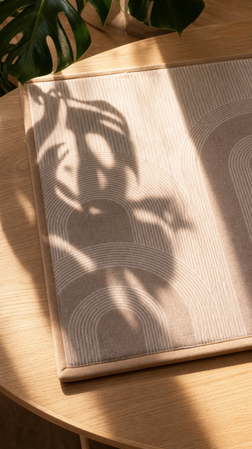 AI product shot of Dreamy Arches Play Mat