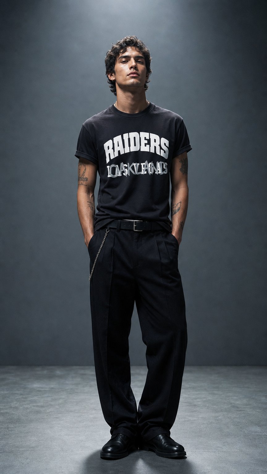 AI product shot of HCNB Oakland Relic Tee