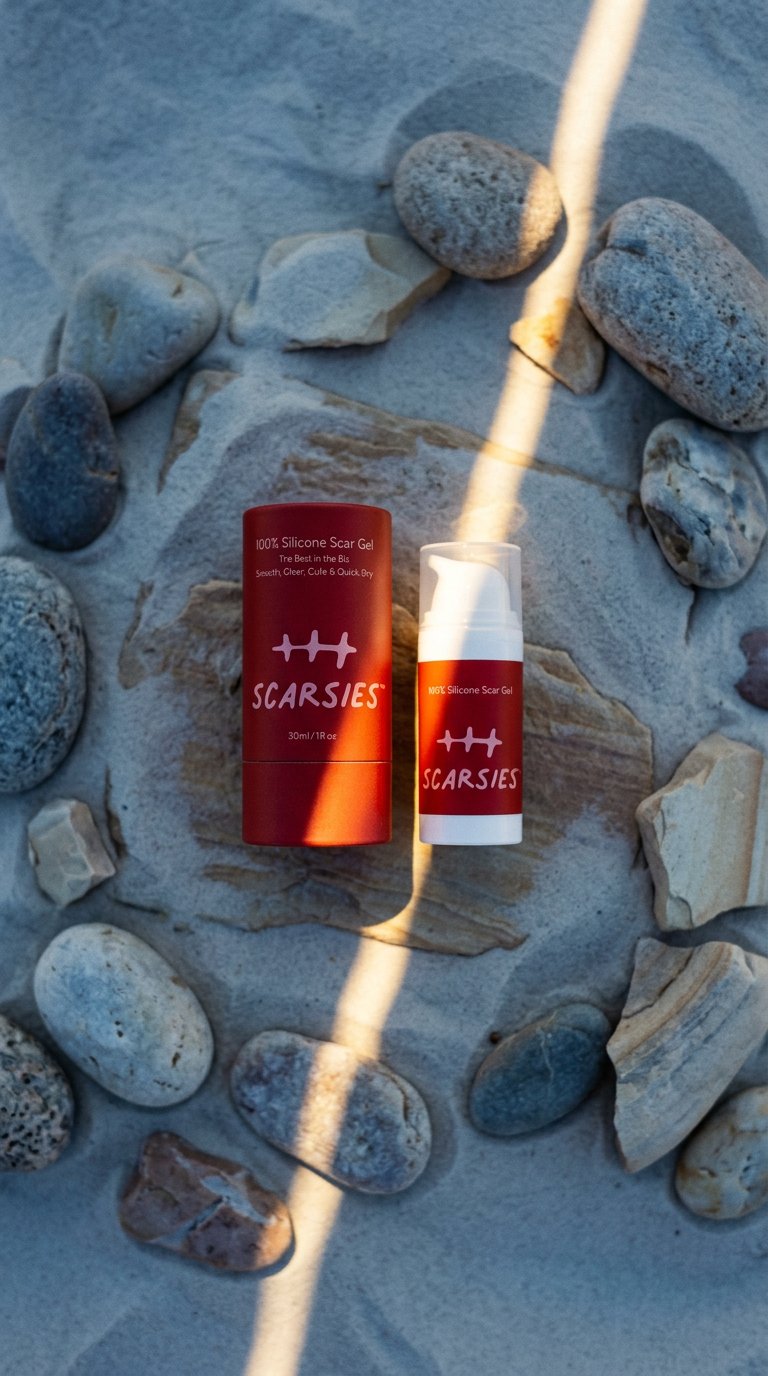 AI product shot of Scarsies Silicone Scar Gel