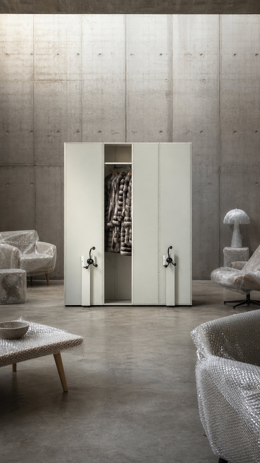 AI product shot of Fur storage