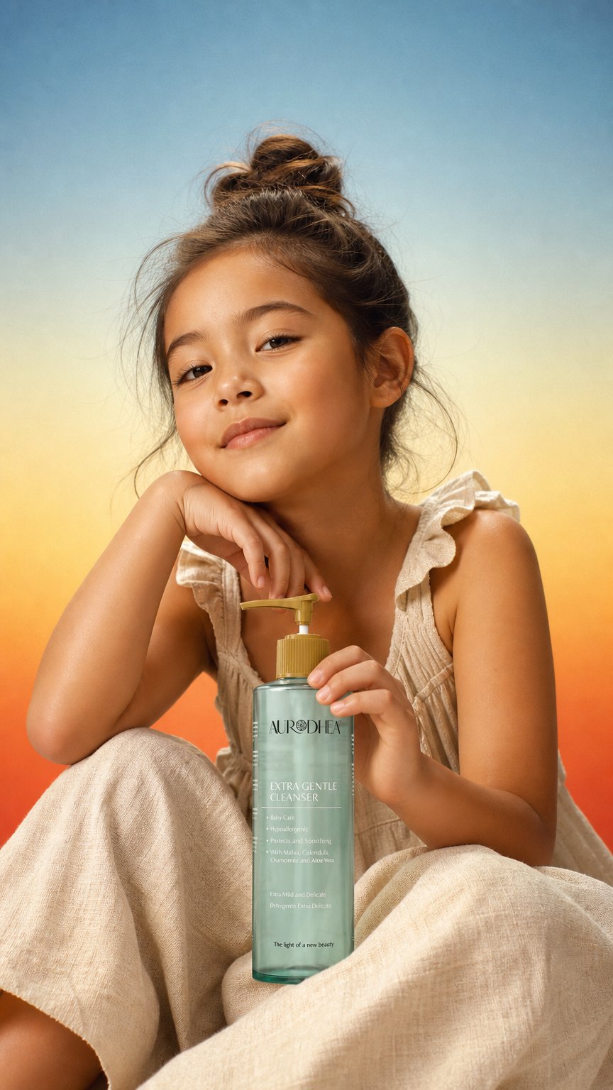 AI product shot of Nettoyant Bébé extra-doux