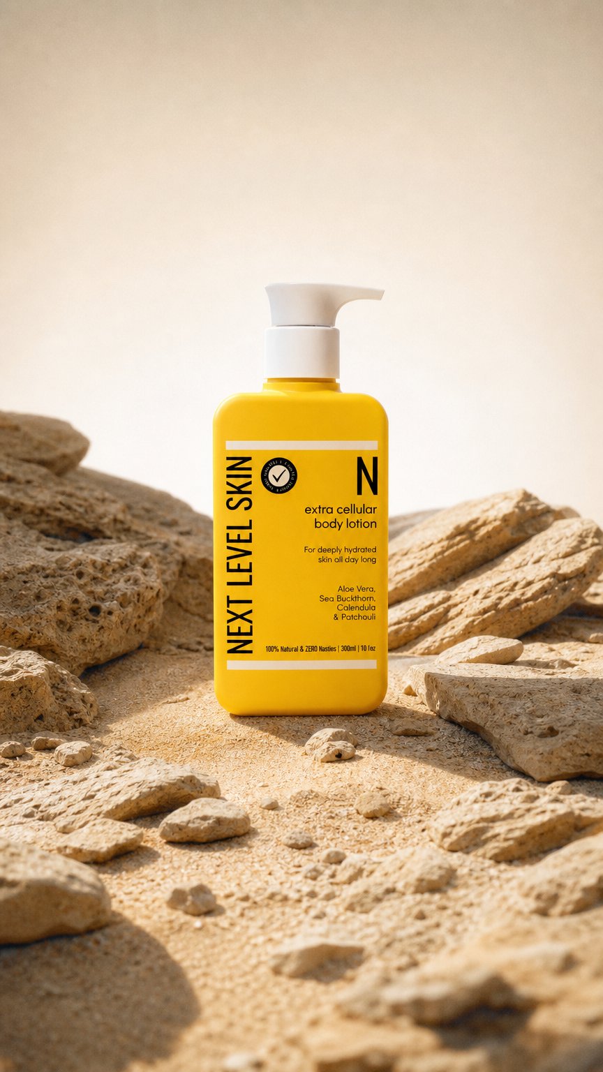 AI product shot of Extra Cellular Body Lotion
