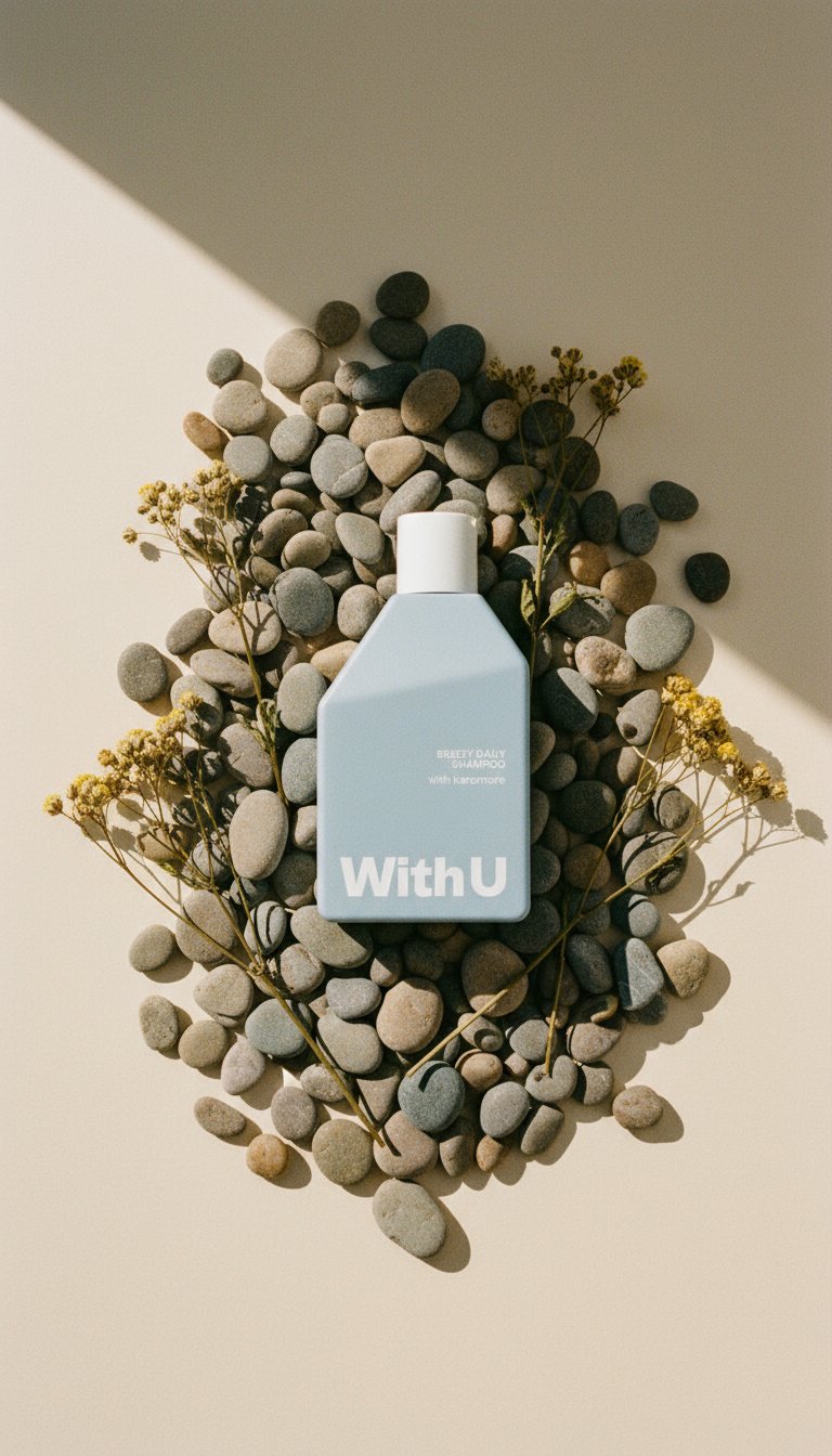AI product shot of Breezy champú diario 250ml