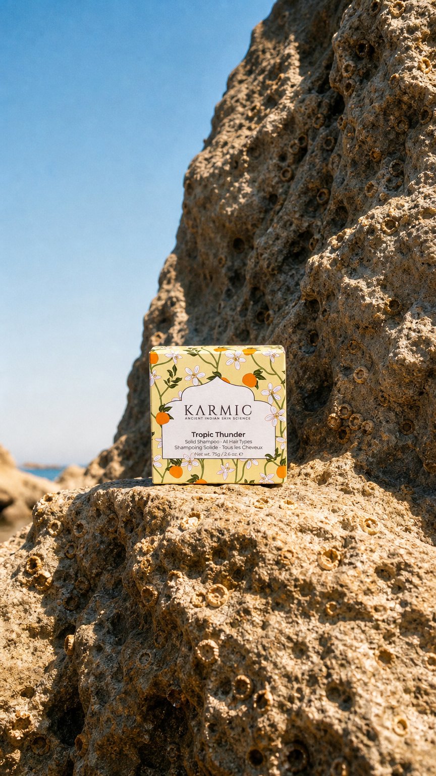 AI product shot of FREE | Tropic Thunder (Shampoo Bar)