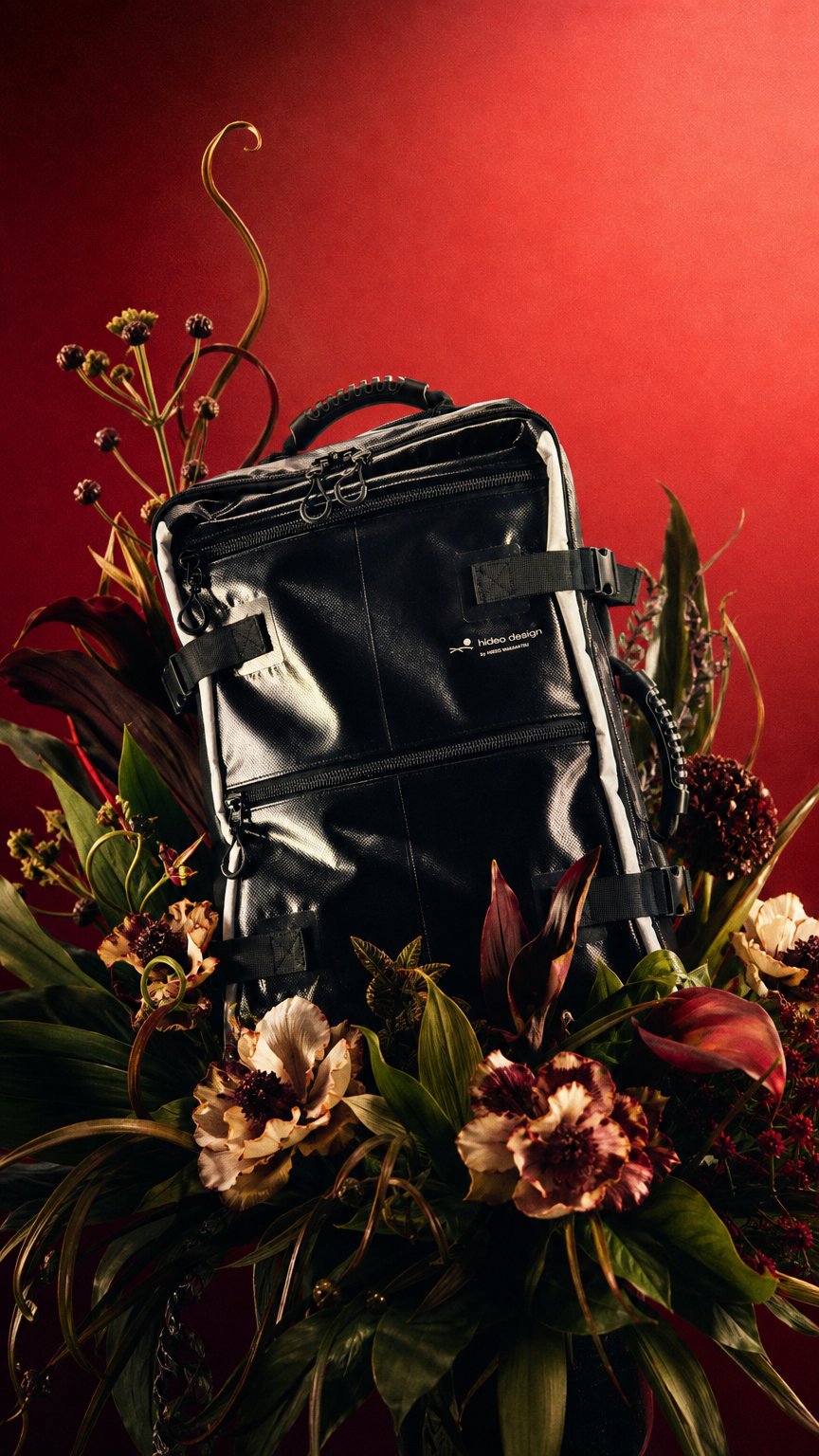 AI product shot of Hideo Wakamatsu Tarpaulin Carry-On