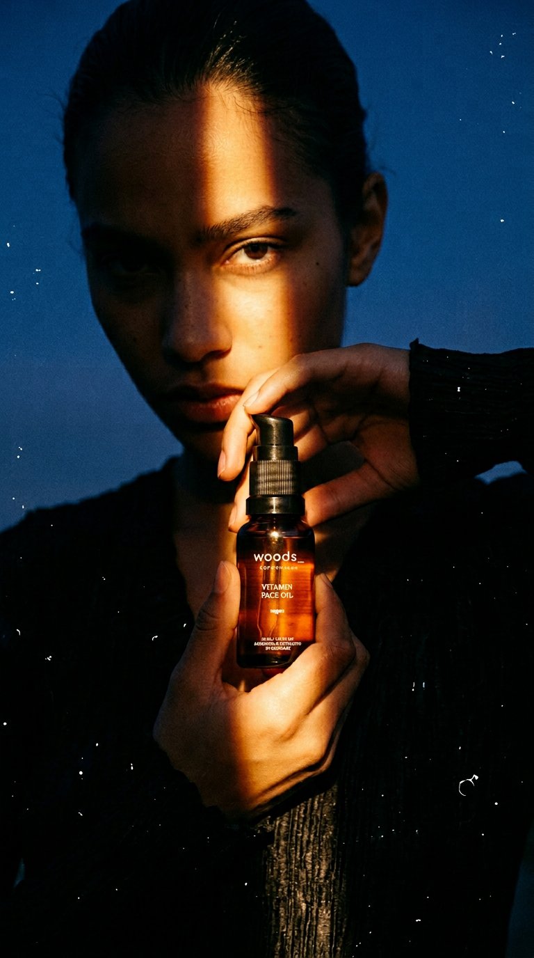 AI product shot of Vitamin Face Oil