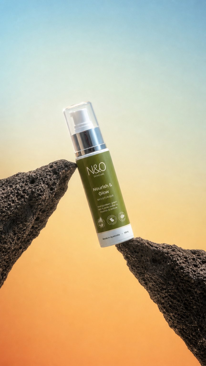 AI product shot of Nourish & Glow Moisturiser