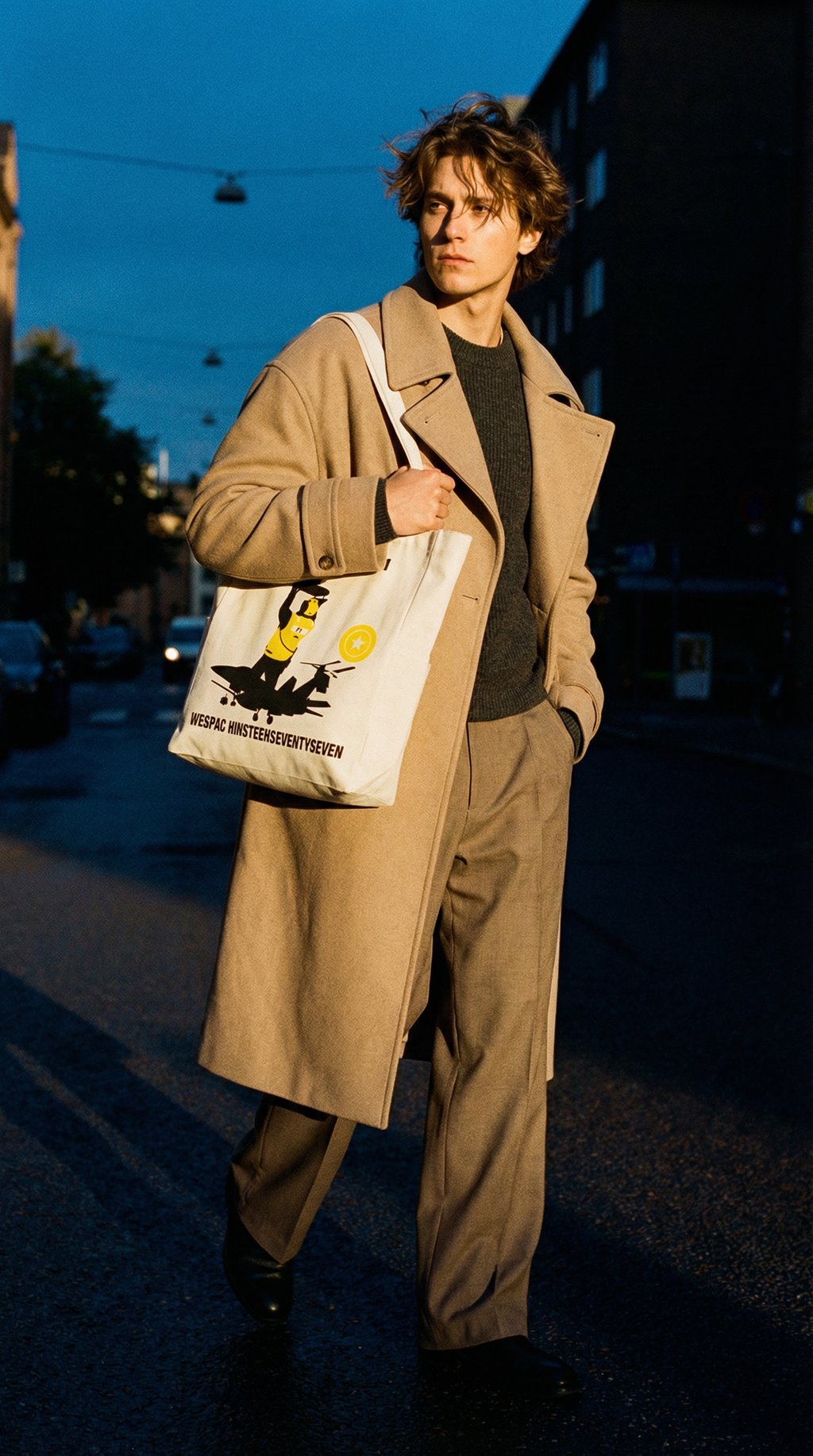 AI product shot of Futura x Dover Street Market Tote Bag