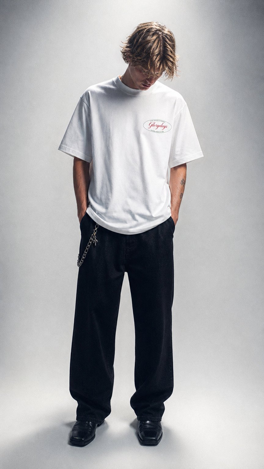 AI product shot of Grocer T-Shirt