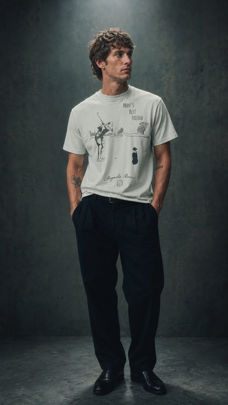 AI product shot of Man's Best Friend Tee