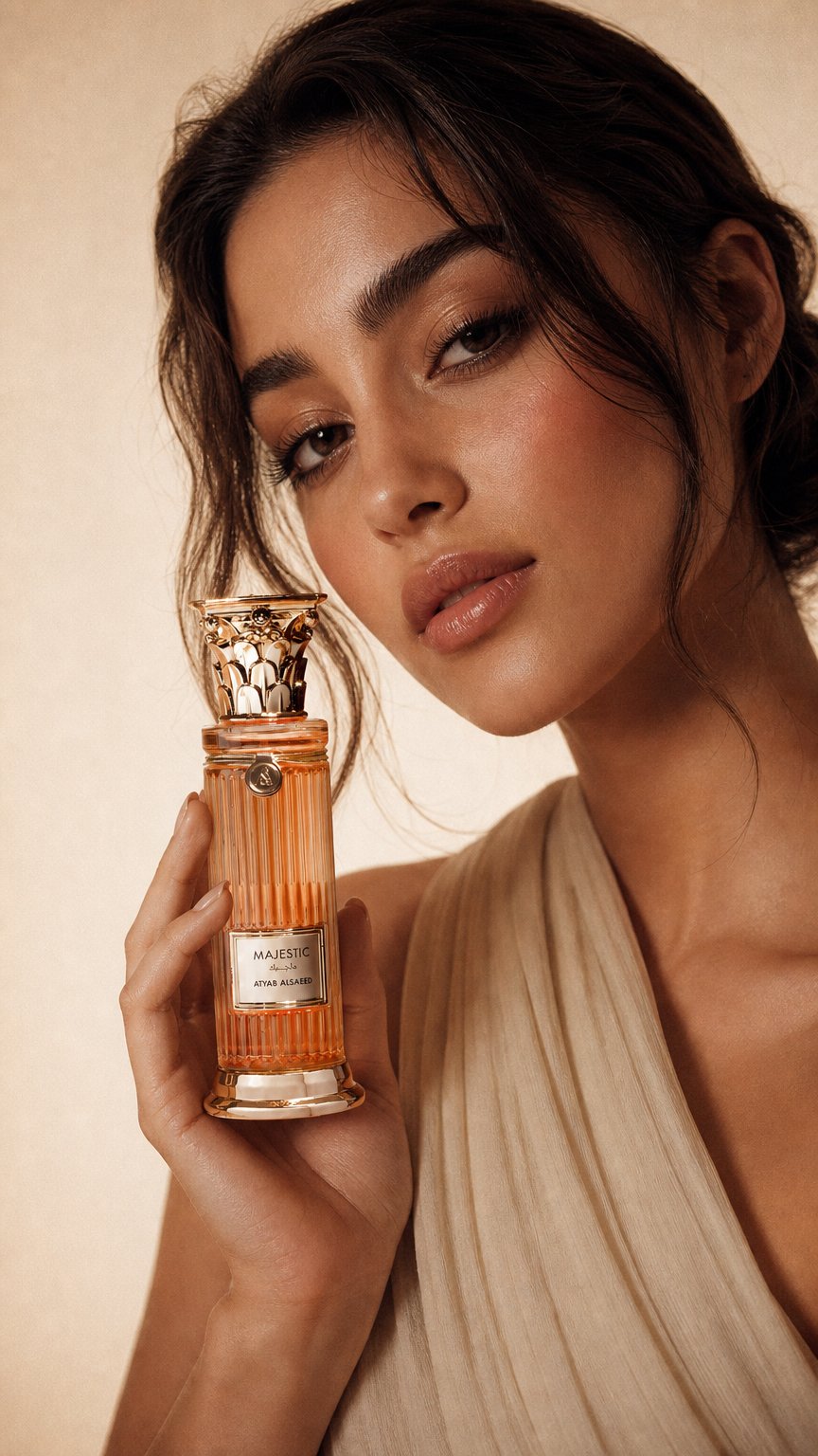 AI product shot of عطر ماجستيك 50مل